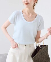 《追加》CaRouseLamBRa/ケラウズランブラ シアーリブTシャツ 261-466SO