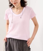 《追加》CaRouseLamBRa/ケラウズランブラ シアーリブTシャツ 261-466SO
