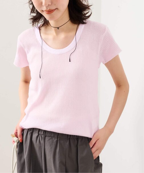 《追加》CaRouseLamBRa/ケラウズランブラ シアーリブTシャツ 261-466SO