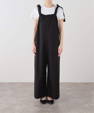 normment/ノーメント SLOBE別注 COTTON POPLIN RIBBON JUMPSUIT