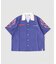 ART OF FOOTBALL / Samurai Blue Button Down Shirt