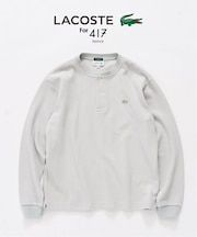 LACOSTE × 417 ヘンリーネック ワッフルTシャツ