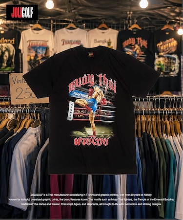 JOLIGOLF / ジョリゴルフ souvenir tee black
