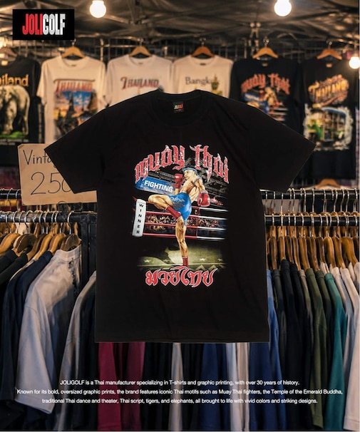 JOLIGOLF / ジョリゴルフ souvenir tee black