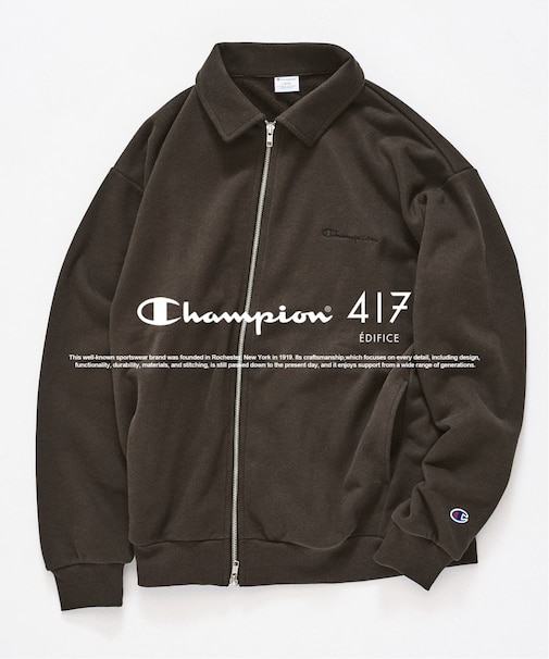 CHAMPION × 417 ジップスウェットカーディガン