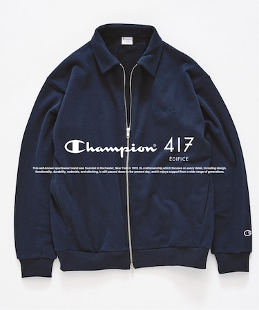 CHAMPION × 417 ジップスウェットカーディガン