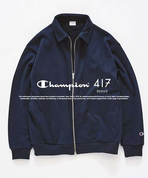 CHAMPION × 417 ジップスウェットカーディガン