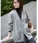 《WEB限定カラーあり/追加》サガラ刺繍スエットライクニットカーディガン