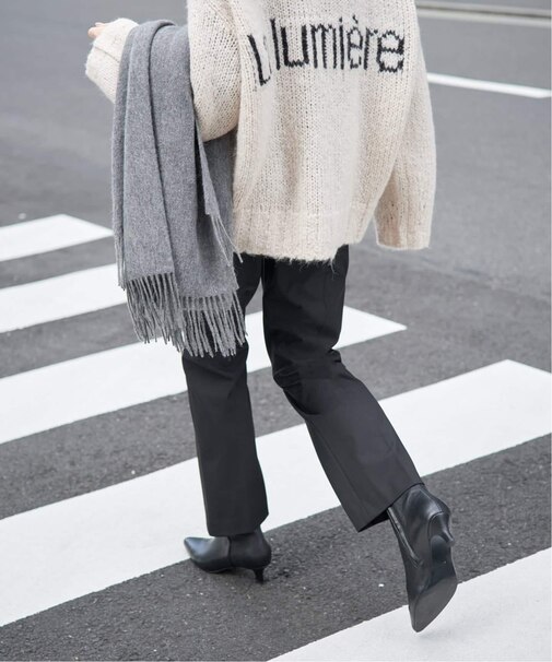 《WEBのみ4サイズ展開/吸湿発熱/追加》CIRCULATE WARM スティックパンツ