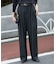 《WEBのみ4サイズ展開/WEB限定カラー/吸湿発熱》CIRCULATE WARM タックパンツ