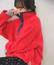 バイカラーフリース