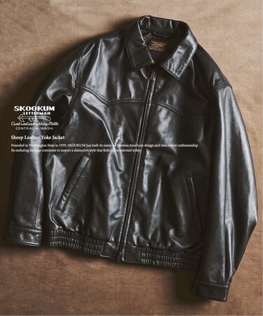 SKOOKUM / スクーカム シープレザーヨークジャケット