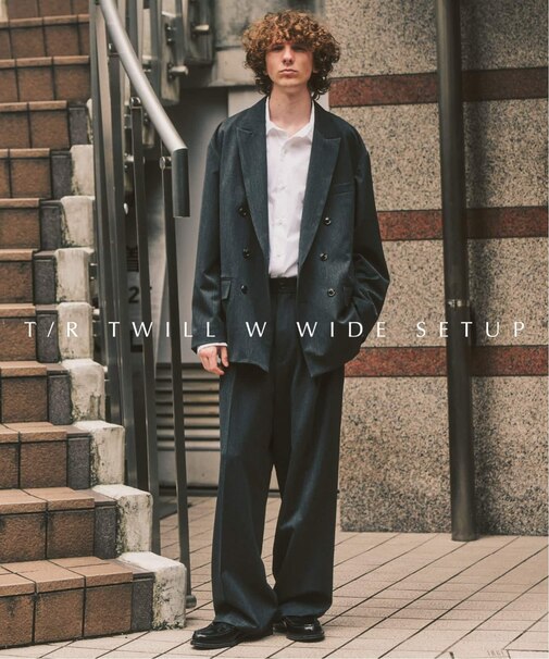 《WEB限定》T/Rツイル ダブルワイドセットアップ