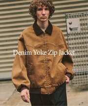 デニム ヨークジップジャケット