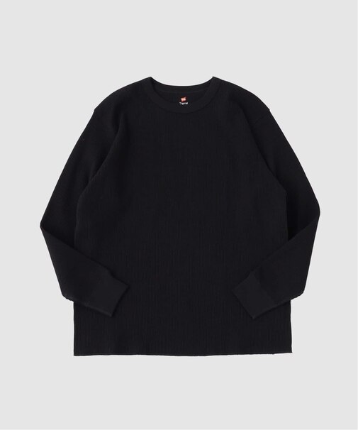 Hanes / ヘインズ Thermal Top クルーネックL/S