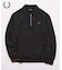 FRED PERRY / フレッドペリー HALF ZIP COLLARED SWEATSHIRT