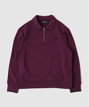 FRED PERRY / フレッドペリー HALF ZIP COLLARED SWEATSHIRT