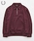 FRED PERRY / フレッドペリー HALF ZIP COLLARED SWEATSHIRT