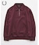 FRED PERRY / フレッドペリー HALF ZIP COLLARED SWEATSHIRT
