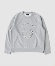 FRED PERRY / フレッドペリー TARTAN APPLIQUE SWEATSHIRT
