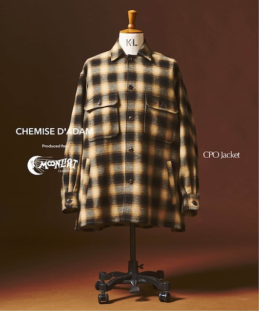 CHEMISE D'ADAM × MOONLIGHT CLOTHING CPO ジャケット