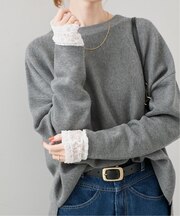 レースロングスリーブカットソー