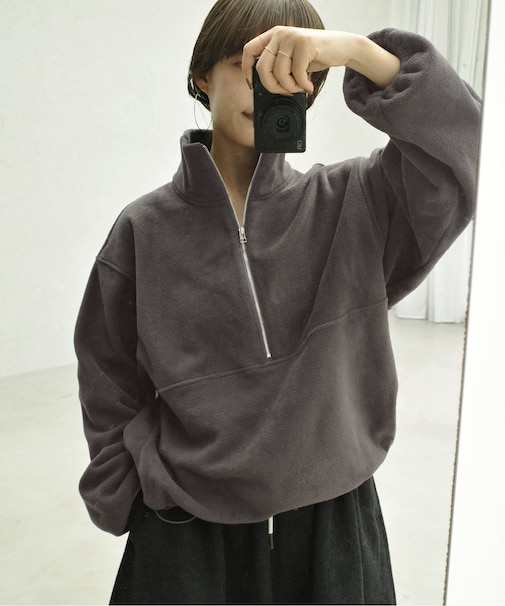 Plus by ONIT/オニット SLOBE別注 フリースハーフジップブルゾン 26AW-SL02