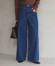 ワイドシルエットデニム