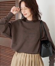 +81 BRANCA/ハチイチブランカ ロゴスウェット
