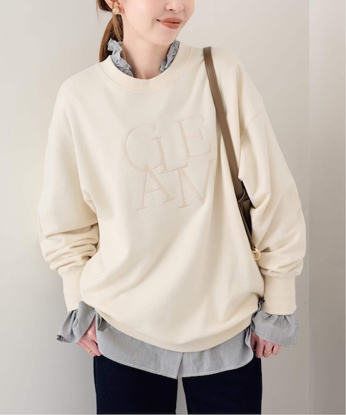+81 BRANCA/ハチイチブランカ SLOBE別注 ロゴスウェット
