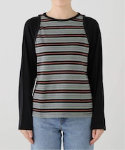 GDC/ガールズデパートメントクラブ BORDER TANK LAYER LS  GDC26B006