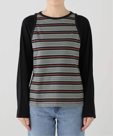 GDC/ガールズデパートメントクラブ BORDER TANK LAYER LS  GDC26B006