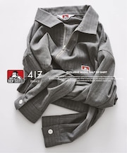 【BEN DAVIS / ベンデイビス】417別注 Half Zip Shirt