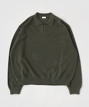 crepuscule / クレプスキュール Co/Wo Moss Stitch Skipper