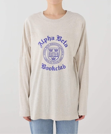 BOOK CLUB/ブッククラブ ガーゼジャージーロンTEE