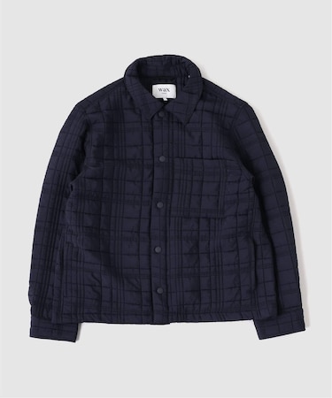 【WAX LONDON / ワックス ロンドン】 オーバーシャツ NAVY