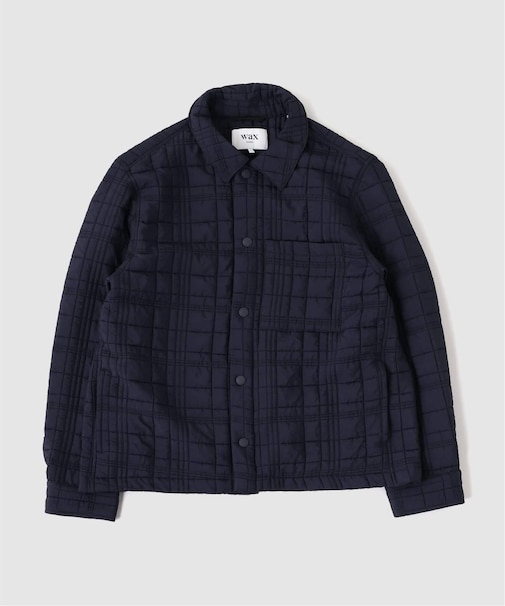 【WAX LONDON / ワックス ロンドン】 オーバーシャツ NAVY