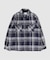 【WAX LONDON / ワックス ロンドン】オーバーシャツ NAVY ECRU