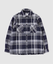 【WAX LONDON / ワックス ロンドン】WHITING OVERSHIRT PLAID WEAVE
