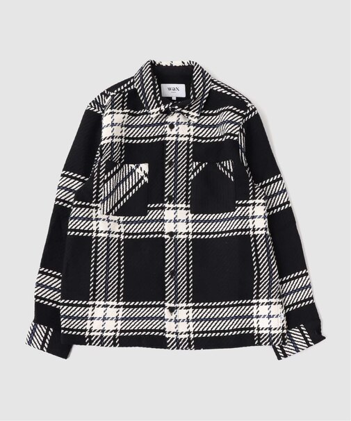 【WAX LONDON / ワックス ロンドン】WHITING OVERSHIRT OS GRID CHK