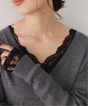 《追加2》Vネックレーストップス