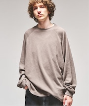 ガーメントダイ サーマル ロングスリーブTシャツ
