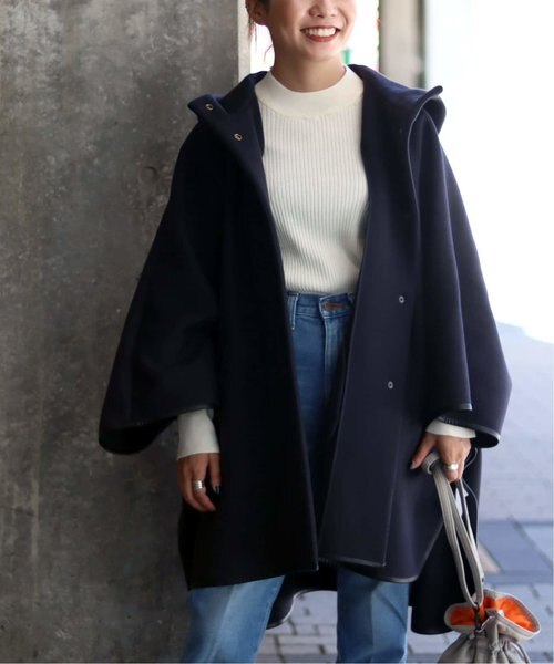 JOINT WORKS J-Milliorメルトンポンチョ　ネイビー J-Milliorメルトンポンチョ｜ジョイントワークスの通販｜&mall（アンド