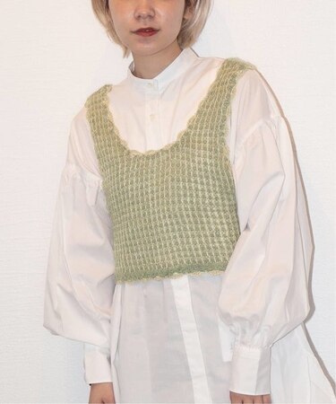 【TODAYFUL / トゥデイフル】 Mohair Scallop Bustier