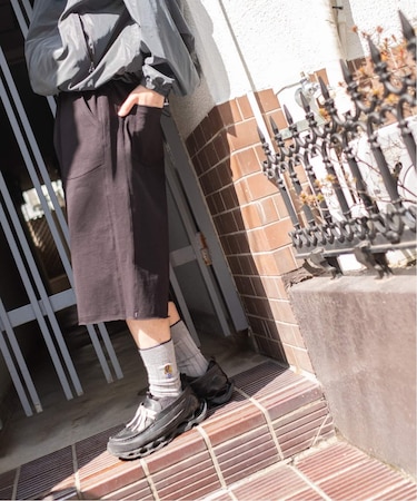 NOMANUAL/ノーマニュアルMOLTING BERMUDA SWEATPANTS