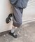 NOMANUAL/ノーマニュアルMOLTING BERMUDA SWEATPANTS