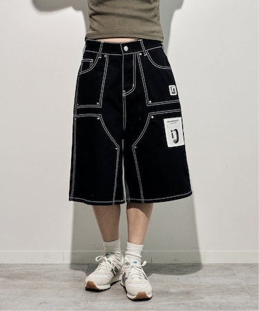 irojikake/イロジカケ Double stitch short pants