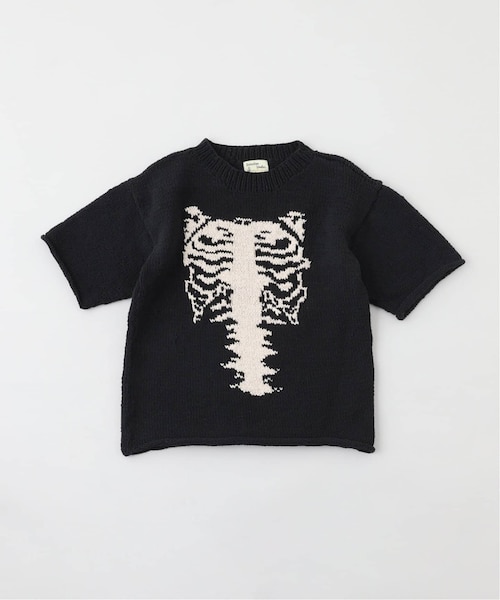 マクマホンニッティングミルズ Crew Neck Knit-Bone MacMahon Knitting Mills/マクマホンニッティングミルズ S/S Crew Neck