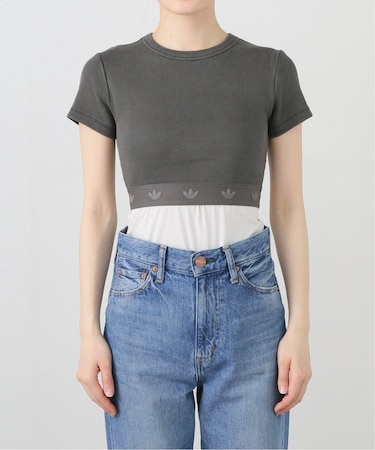 adidas/アディダス ショートスリーブリブTシャツ