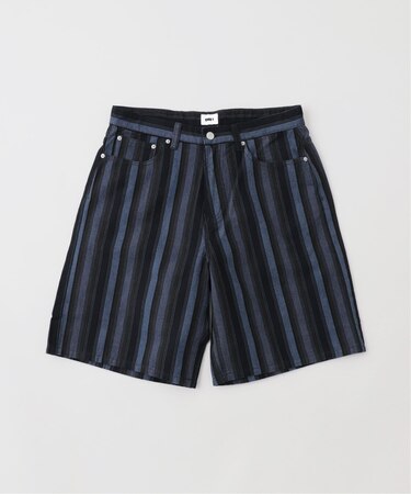 OBEY/オベイBAJA STRIPE BAGGY DENIM SHORT